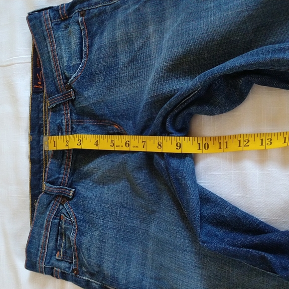 Citizens of Humanity Ingrid Stretch Low Rise Flare Crop jeans Raw Hem Size 28 - Picture 12 of 16